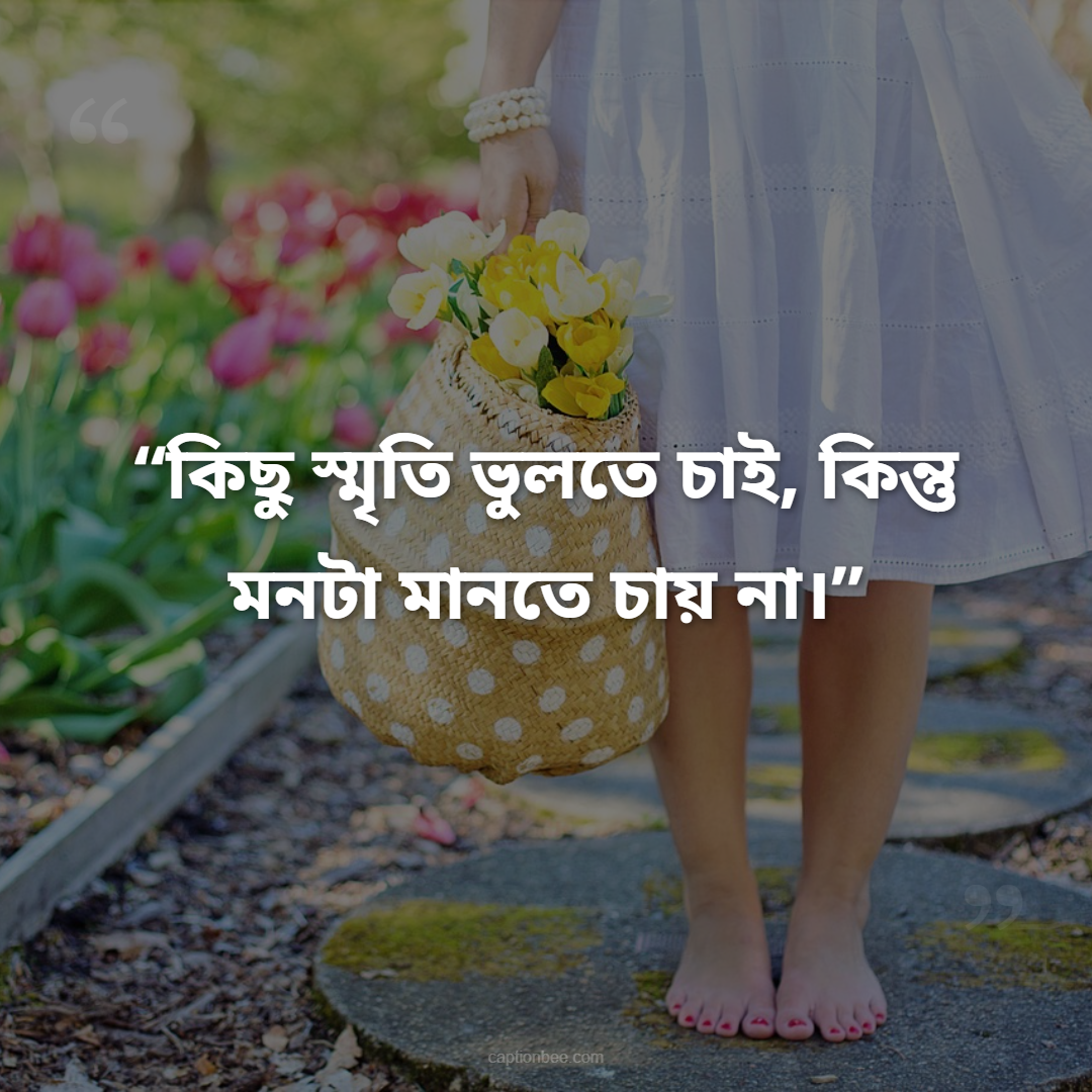 কিছু স্মৃতি ভুলতে চাই, কিন্তু মনটা মানতে চায় না।